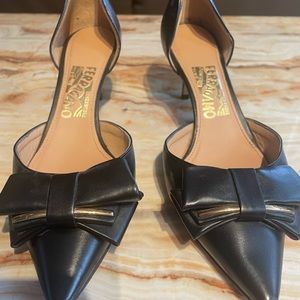 Ferragamo pumps. Size 7. Black
